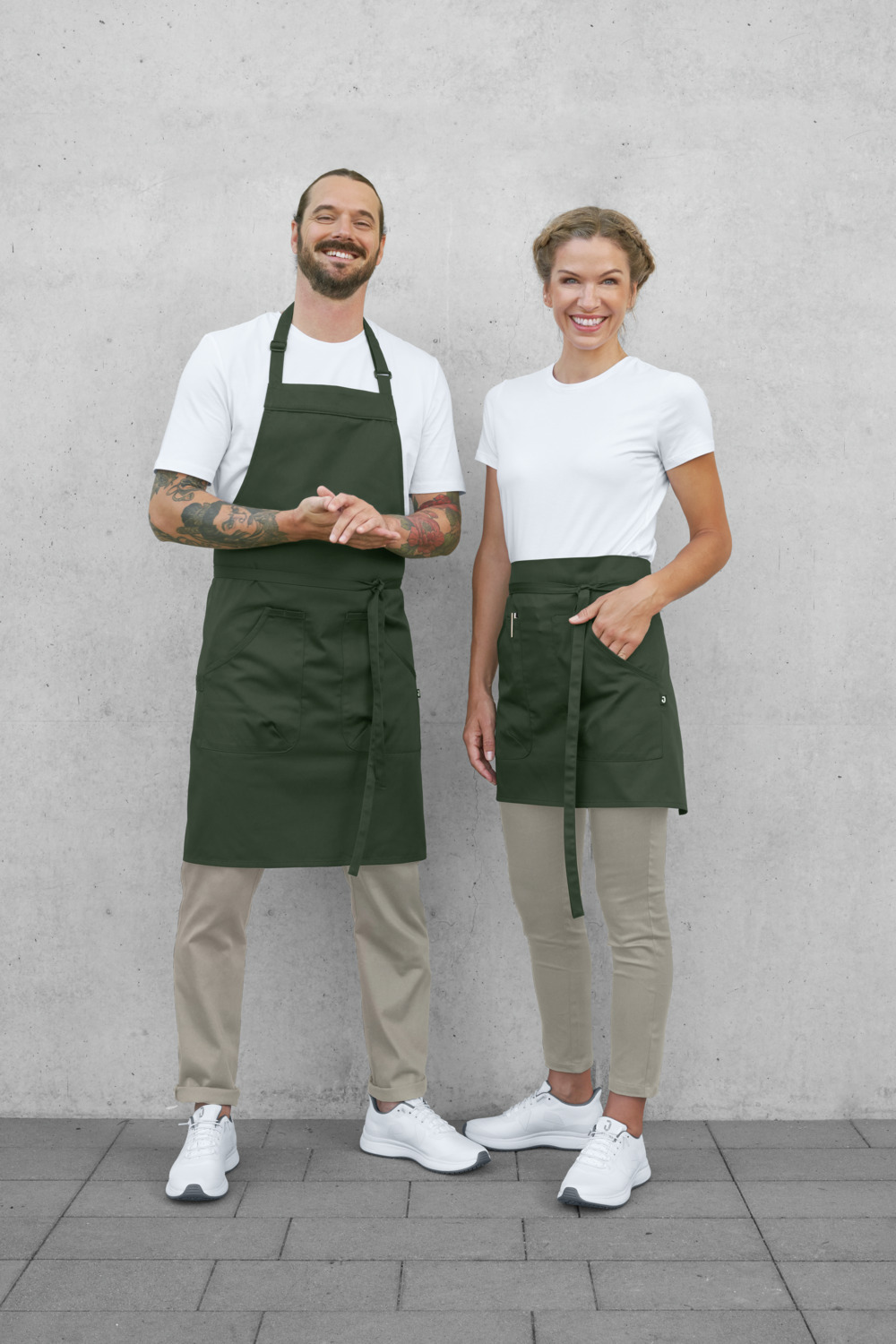 Jobeline Eddie Men's Chinos Service Trousers, Regular Fit, Tapered Leg, Stretch Waistband, Cotton-Polyester-Spandex Blend, OEKO-TEX Certified