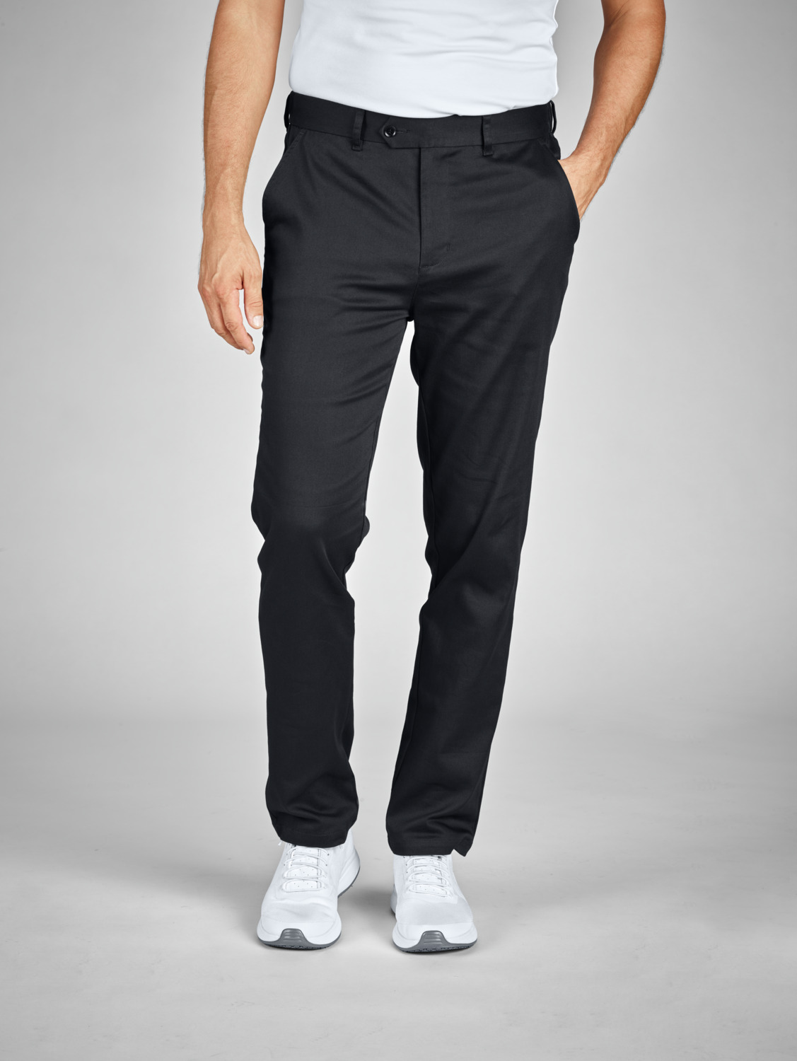 Jobeline Eddie Men's Service Chinos Trousers, Cotton-Polyester Stretch, Regular Fit, Breathable Functional Workwear, OEKO-TEX Certified