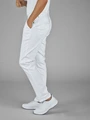Pantaloni Chino Profesionisti Jobeline Eddie pentru Barbati, Culoare: Alb, Croiala Conica, Talie Elasticata, 69% Bumbac 28% Poliester 3% Spandex, Respirabili