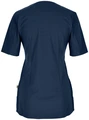Jobeline Calva Women's Pull-On Tunic, Short-Sleeved V-Neck Medical Scrub, Breathable Piqué Back, 65% Polyester 35% Cotton, OEKO-TEX Standard 100