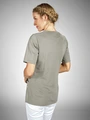 Tunică Damen Jobeline Calva, Model Pull-On cu Maneca Scurta, Guler V, Material Pique pe Spate, Doua Buzunare, Croiala Regular