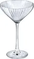 Chef & Sommelier Symetrie Cocktail Glass Set of 6, 210 ml Crystal Glass with Facet Cut Vertical Optical Lines, Dishwasher Safe, Transparent