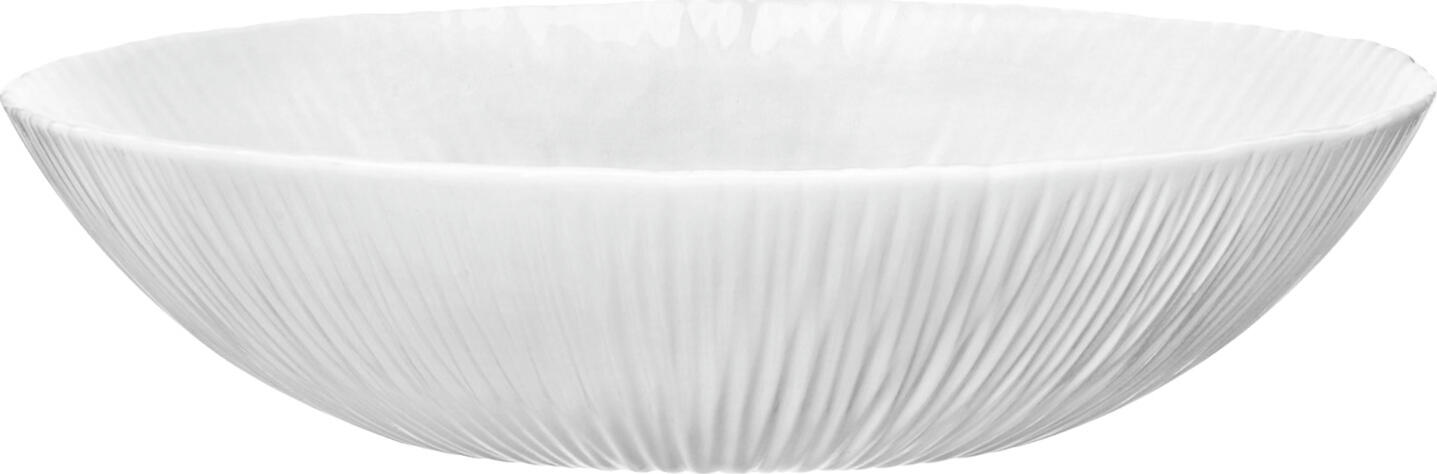 Farfurii adanci pentru supa Bormioli Rocco Coconut, sticla temperata, albe, 20.1 cm, 800 ml, rezistente la masina de spalat vase si cuptor cu microunde, set de 6 piese