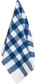 ERWIN M. LUSINI Solutions GmbH Tea Towels Tubingen, White/Blue, 100% Cotton Pique Waffle Structure, 50 x 90 cm, Durable Multi-purpose Cloth, Set of 5 Pieces