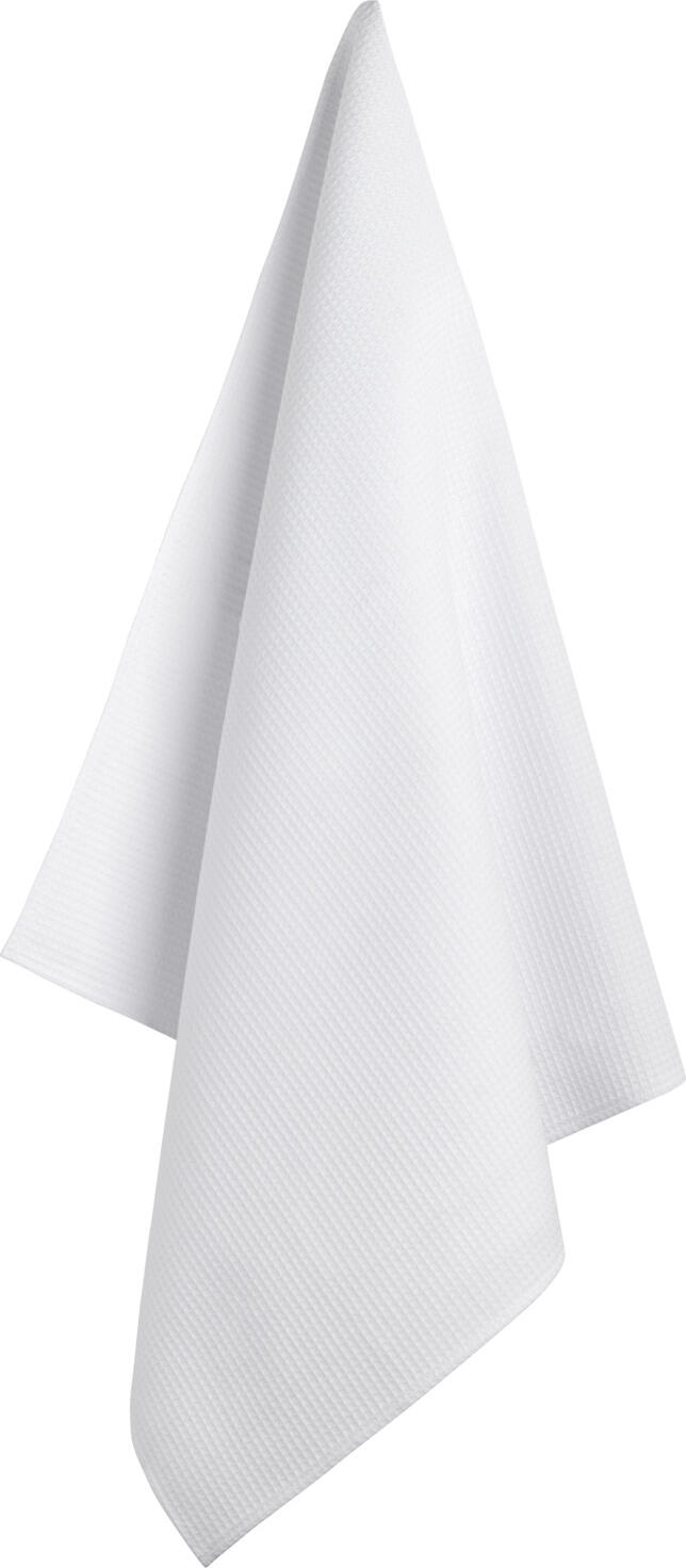 ERWIN M. LUSINI Solutions GmbH Tea Towels Tubingen, White/Blue, 100% Cotton Pique Waffle Structure, 50 x 90 cm, Durable Multi-purpose Cloth, Set of 5 Pieces