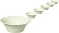 VEGA LUSINI Solutions GmbH Bowl Skyline Schale Skyline Bowl Skyline; 300 ml, 17.5x6 cm (ØxH); cream white; round; 6 piece / pack Schale Skyline; 300 ml, 17.5x6 cm (ØxH); cremeweiß; rund; 6 Stück / Pack Cream colored bone china bowl with relief. Modern design. High resistance. Brilliant glaze. Dishwasher safe and microwaveable. Cremefarbene Schale aus Bone-China mit Relief. Modernes Design. Hohe Widerstandsfähigkeit. Brillante Glasur. Spülmaschinenfest und mikrowellengeeignet.