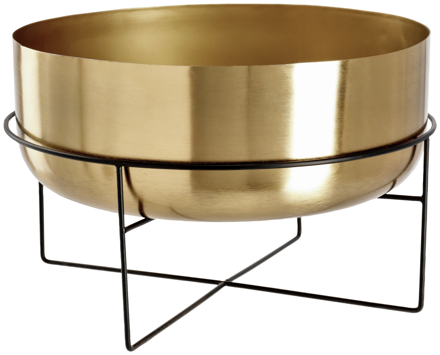 VEGA LUSINI Solutions GmbH Planter Marly Pflanzschale Marly Planter Marly; 40x25 cm (ØxH); golden/black Pflanzschale Marly; 40x25 cm (ØxH); gold/schwarz Planter for indoor use. Removable bowl with black stand. Not water-resistant. Can only be used for artificial plants. Depth of the bowl: 14 cm. Pflanzschale für den Innenbereich. Herausnehmbare Schale mit schwarzem Ständer. Nicht wasserbeständig. Nur für Kunstpflanzen verwendbar. Tiefe der Schale: 14cm.