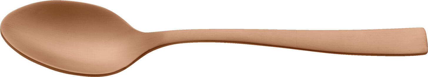 Vega Falun Coffee Spoon Set of 12, 18/10 Stainless Steel, PVD Matt Copper Finish, 14.7 cm Length, 2.5 mm Thickness