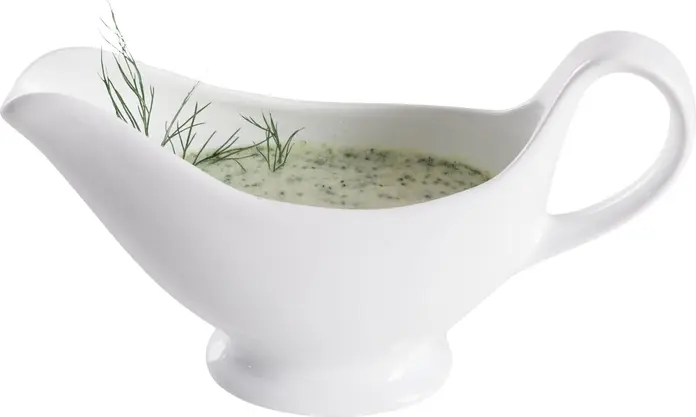 Set de 4 piese Sosier Pulsiva Nor, Porțelan Alb, 300 ml, Compatibil cu Mașina de Spălat Vase și Cuptorul cu Microunde, 21x8x13 cm