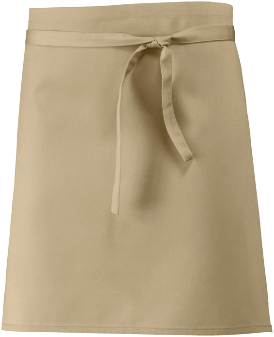 Jobeline Botero Waist Apron, 45x80 cm, 65% Polyester 35% Cotton Blended Fabric, Sand Beige, OEKO-TEX Standard 100, Robust Low-Crease Half Apron