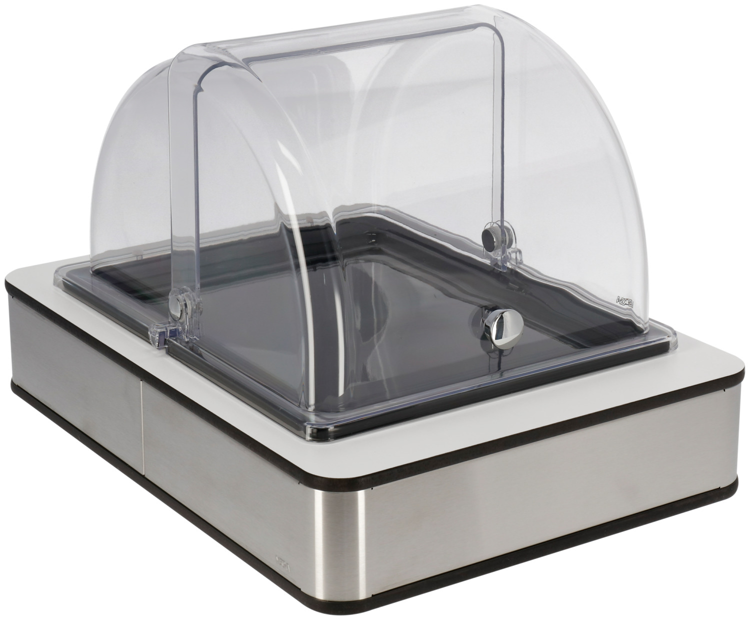 VEGA Sturgis Roll-top Hood GN 1/2, Tritan Shatterproof Transparent Cover, 27.6x18.9x33.7 cm, BPA-free, -40 to 90 °C
