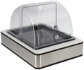 VEGA Sturgis Roll-top Hood GN 1/2, Tritan Shatterproof Transparent Cover, 27.6x18.9x33.7 cm, BPA-free, -40 to 90 °C
