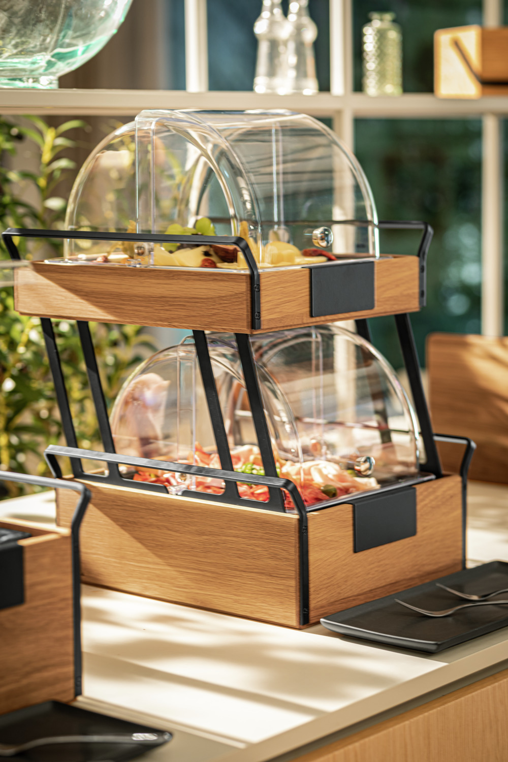 VEGA Sturgis Roll-top Hood GN 1/2, Tritan Shatterproof Transparent Cover, 27.6x18.9x33.7 cm, BPA-free, -40 to 90 °C