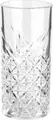 Pasabahce Timeless Cocktail Highball Glasses, 450 ml, Transparent Glass with Relief, Heavy Quality, Dishwasher Safe, Set of 6