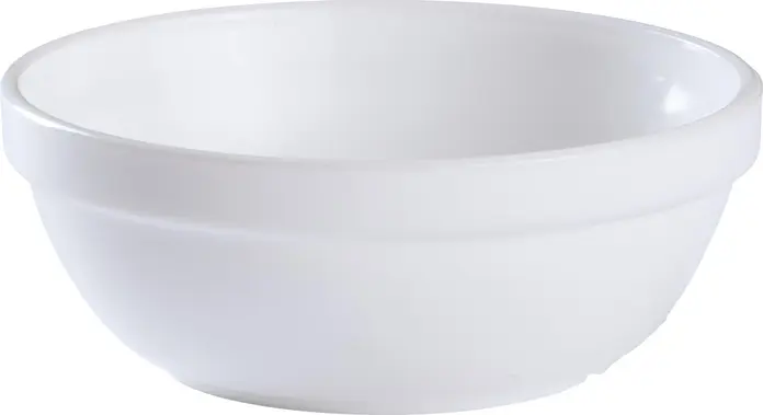 Set de 36 piese Boluri pentru salata Arcoroc Restaurant, 315ml, 12cm Sticla Opal Temperata Alba, Stivuibile, Compatibile cu Cuptorul cu Microunde, SKU 43319