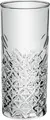 Pasabahce Timeless Cocktail Highball Glasses, 180 ml, Transparent Soda-Lime Glass with Vintage Relief Design, Dishwasher Safe, Set of 12 Pieces