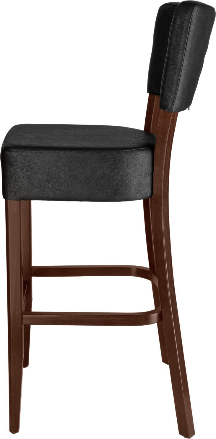 Set de 2 scaune de bar VEGA Winslow, Antracit, 46x57x116 cm, Înălțime șezut 80 cm, Sarcină max 160 kg