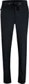 Jobeline Move Men's Chef Trousers, Slim Fit Tapered Leg, Cotton-Polyester Blend, Elasticated Waistband with Drawstring, Black