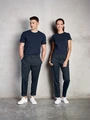 Tricou Jobeline Malme pentru femei cu maneca scurta, jersi din bumbac 95% elastan 5%, croiala regular fit, guler rotund, OEKO-TEX Standard 100