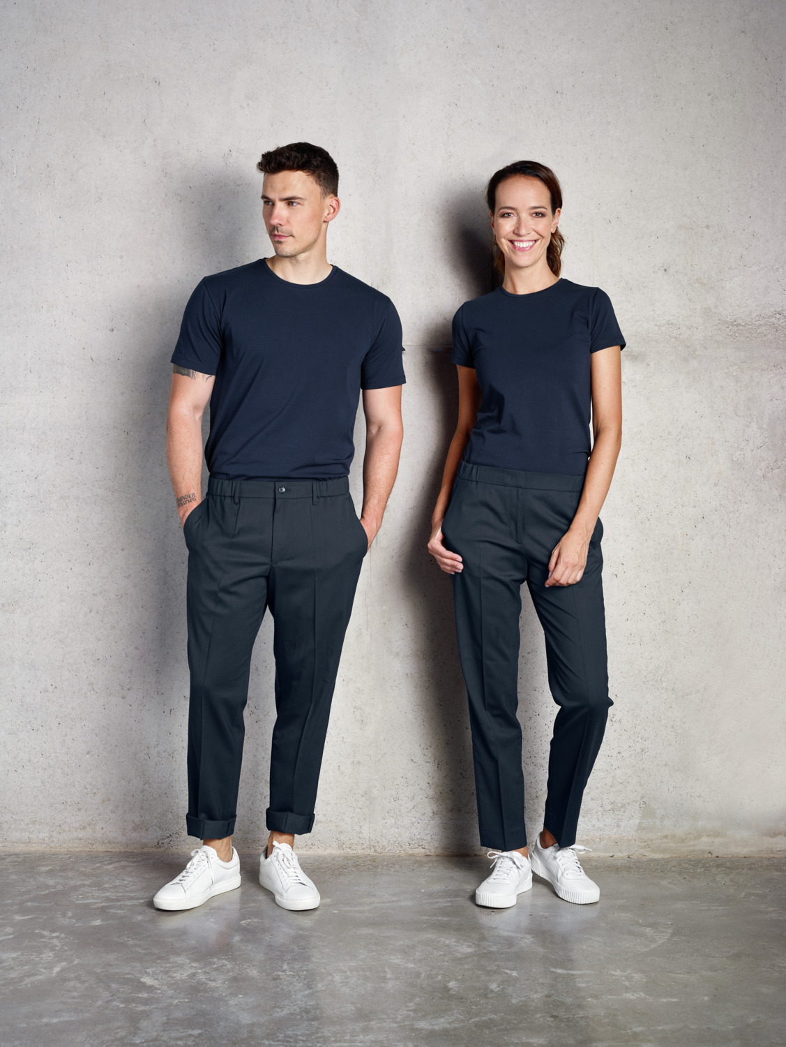 Tricou Jobeline Malme pentru femei, maneca scurta, guler rotund, bumbac elastic 190 g/m², croială regular fit, certificat OEKO-TEX, pentru catering și îngrijire