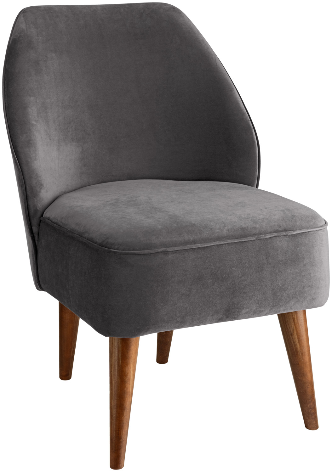 VEGA LUSINI Solutions GmbH Lounge armchair Lasse velvet Loungesessel Lasse Samt Lounge armchair Lasse velvet; 54x60x82 cm (WxDxH); seat grey Loungesessel Lasse Samt; 54x60x82 cm (BxTxH); Sitz grau Modern armchair made of velvet fabric (100% polyester). High seating comfort. Abrasion resistant and fire retardant. Only suitable for indoor use. Please order matching sofa at the same time. Foot set not included. Please order separately. Moderner Sessel aus Samtstoff (100 % Polyester). Hoher Sitzkomfort. Abriebfest und feuerhemmend. Nur für den Innenbereich geeignet. Passendes Sofa gleich mitbestellen. Fuß-Set nicht im Lieferumfang enthalten. Dieses bitte separat dazu bestellen.