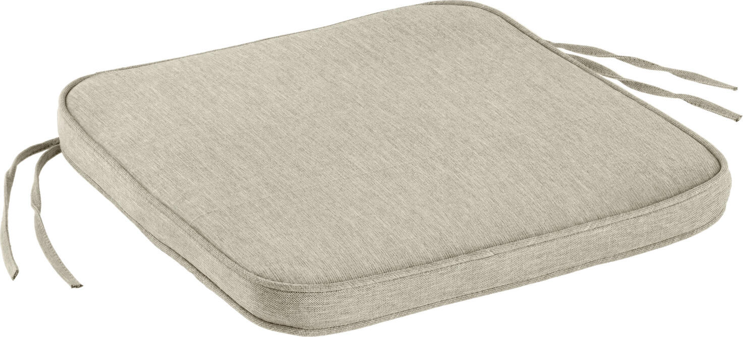 Set de 2 perne pentru scaun VEGA Bavaria, 41x41x4 cm, Bej Melange, 100% Olefin, Rezistente la Apa si UV, cu Husă Detușabilă Lavabilă
