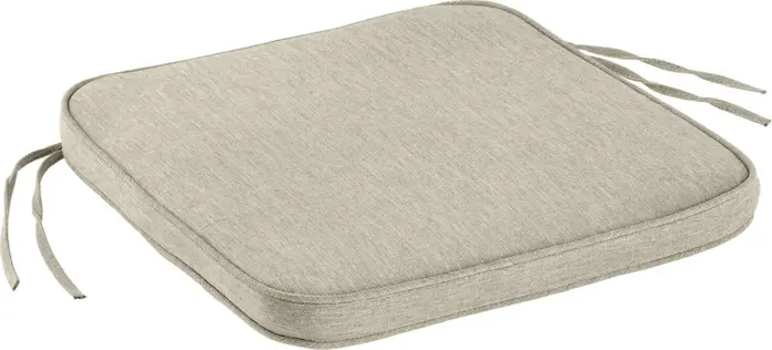 Set de 2 perne pentru scaun VEGA Bavaria, 41x41x4 cm, Bej Melange, 100% Olefin, Rezistente la Apa si UV, cu Husă Detușabilă Lavabilă