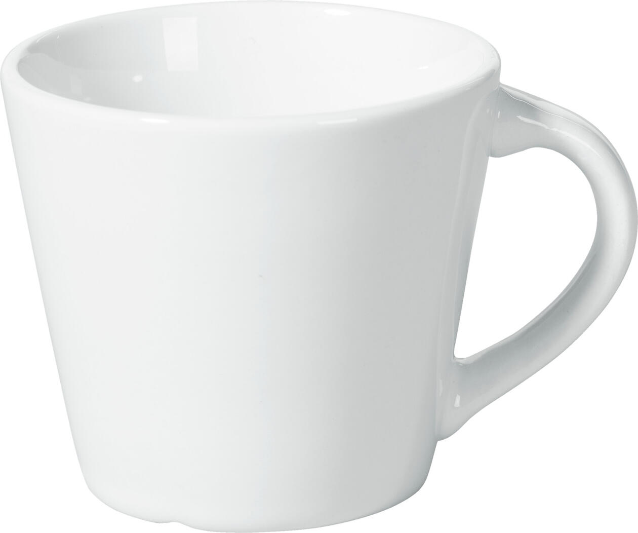 VEGA Bebida Espresso Cups, White Porcelain, 80 ml, Dishwasher and Microwave Safe, Set of 6