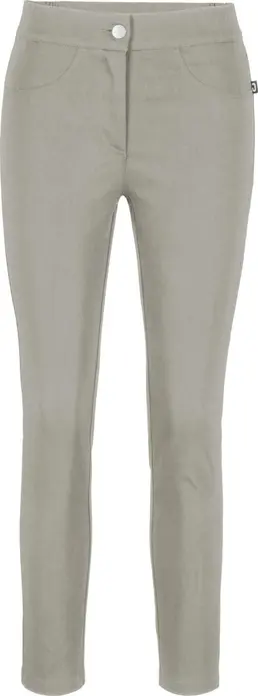Pantaloni Jobeline Ellie 7/8 pentru femei, negru, croială ajustată, amestec bumbac-poliester-elastan, talie cu inserții elastice, OEKO-TEX Standard 100, mărimea 36
