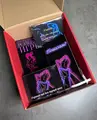 Adult Couple Card Games Set #20, 18+ Erotic Board Game with 4 Card Decks and Coupons for Role-Playing, Red Box, Russian Language