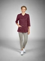 Jobeline Ellie 7/8 Women's Trousers, Fitted Cut, Cotton-Polyester-Elastane Blend, Elasticated Side Waistband, OEKO-TEX Standard 100, Size 54