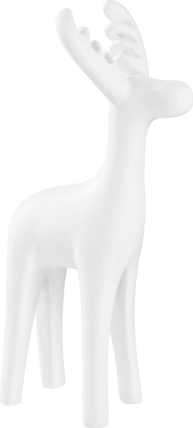 LUSINI Saron Modern Decorative Reindeer Figurine, Resin Material, 11 x 6.3 x 20 cm