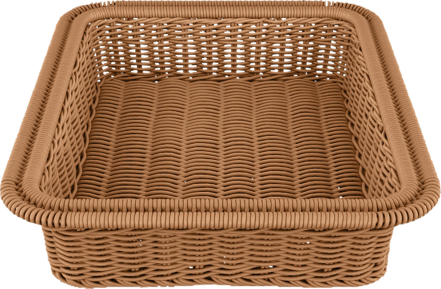 WMF proHeq GmbH Brotkorb für Brotmodul Buffet WMF Quadro Brotkorb für Brotmodul Buffet WMF Quadro Brotkorb für Brotmodul Buffet WMF Quadro; 32.5x26.5x8 cm (LxWxH); brown Brotkorb für Brotmodul Buffet WMF Quadro; 32.5x26.5x8 cm (LxBxH); braun WMF Quadro bietet das komplette Instrumentarium für die individuelle Buffet-Komposition. Dabei fügt sich eines zum Anderen: Rahmen, Einsätze und Aufsätze. Optiken, Oberflächen und Materialien. Alles harmoniert optisch. Und alles harmoniert funktional – in hochwertiger WMF Verarbeitungsqualität. Ob Frühstücks-, Mittags-, Dessert oder Abendbuffet: WMF Quadro macht den Aufbau besonders leicht. Einzelmodule und Kombinationen sind mit wenigen Handgriffen einsatzbereit und sofort reproduzierbar. Brot-/Obstkorb GN1/2 für Buffet WMF Quadro Brotmodul , spülmaschinengeeignet, Kunstoffgeflecht PP