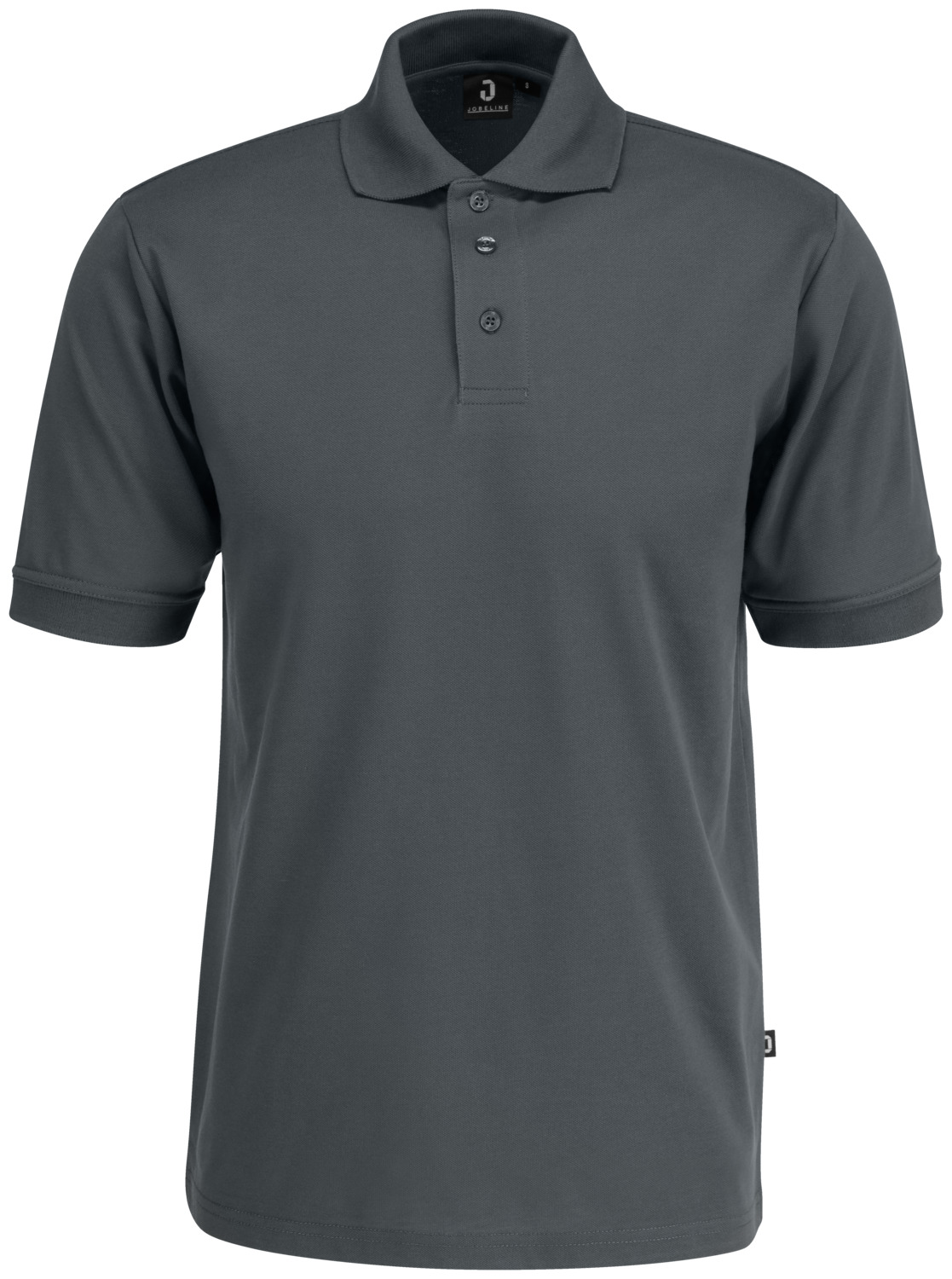 JOBELINE LUSINI Solutions GmbH Men's polo shirt Fly short sleeve Herren Poloshirt Fly Kurzarm Men's polo shirt Fly short sleeve; Size XL; graphite Herren Poloshirt Fly Kurzarm; Kleidergröße XL; graphit 65 % polyester, 35 % cotton. 60°C gentle wash. Short-sleeved polo shirt for men in superwash quality made from high-quality materials with optimum comfort. The easy-care polo shirt has a polo collar and flat-knit cuffs, a three-button placket and small side slits. Straight cut with a comfortable fit. Back length: 74 cm for size M. 65 % Polyester, 35 % Baumwolle. 60°-Schonwäsche. Kurzärmeliges Polo-Shirt für Herren in Superwash-Qualität aus hochwertigen Materialien mit optimalem Tragekomfort. Das pflegeleichte Poloshirt verfügt über einen Polokragen und Ärmelbündchen aus Flachstrick, eine Dreiknopfleiste und kleine Seitenschlitze. Gerade geschnitten mit bequemer Passform. Rückenlänge: 74 cm in Gr M