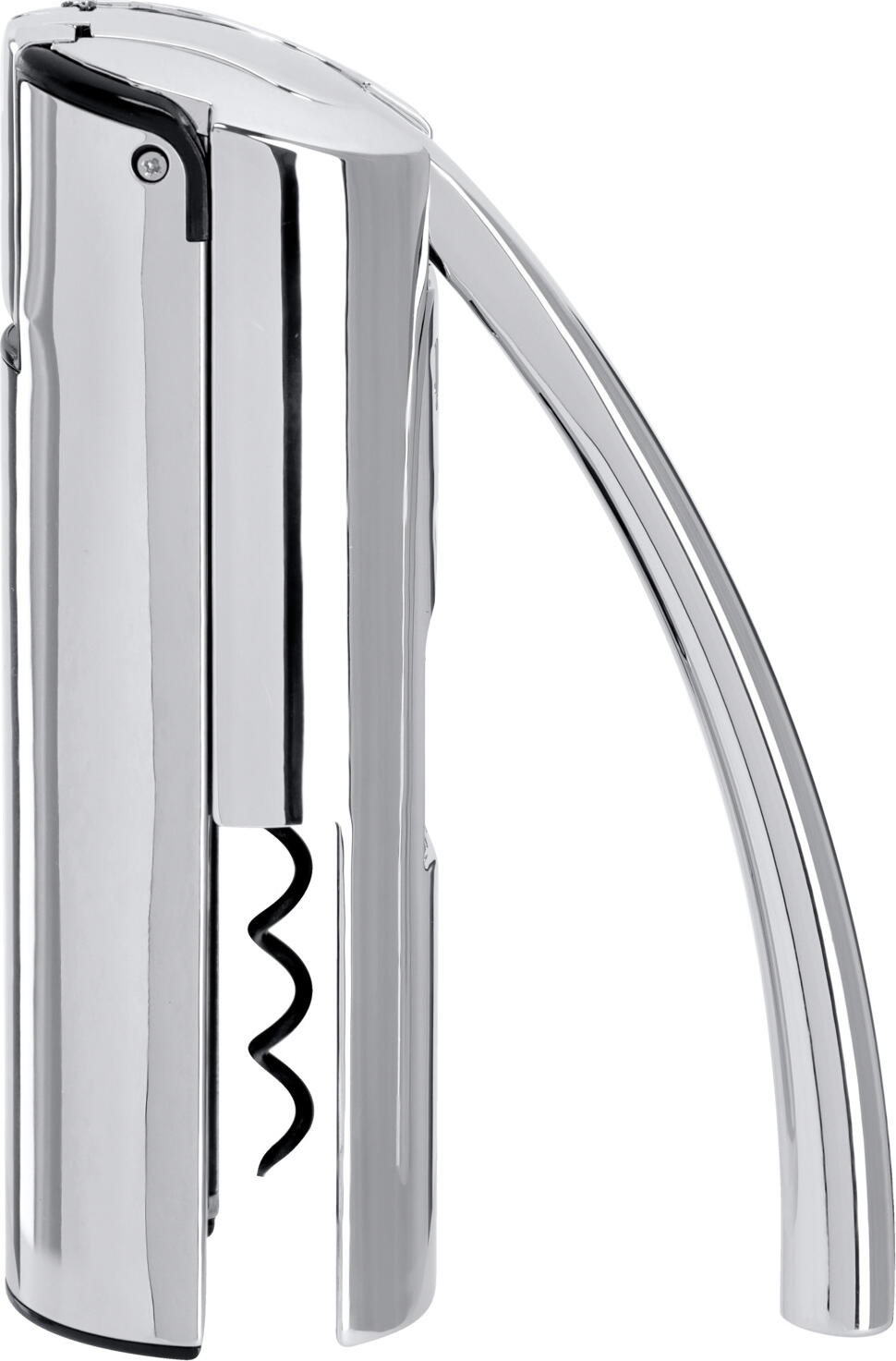 VEGA LUSINI Solutions GmbH Wine pourer Adamina Korkenzieher Adamina Wine pourer Adamina; 16 cm (H); silver Korkenzieher Adamina; 16 cm (H); silber Corkscrew with lever, for quick and easy opening of wine bottles. Korkenzieher mit Hebel, für schnelles und einfaches Öffnen von Weinflaschen.