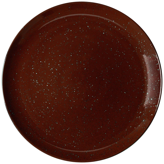 VEGA LUSINI Solutions GmbH Pizza plate Alessia Pizzateller Alessia Pizza plate Alessia; 34 cm (Ø); brown; round; 3 piece / pack Pizzateller Alessia; 34 cm (Ø); braun; rund; 3 Stück / Pack Colored porcelain pizza plates with irregular speckles. Dishwasher safe and microwaveable. Farbige Pizzateller aus Porzellan mit unregelmäßigen Sprenkeln. Spülmaschinenfest und mikrowellengeeignet.