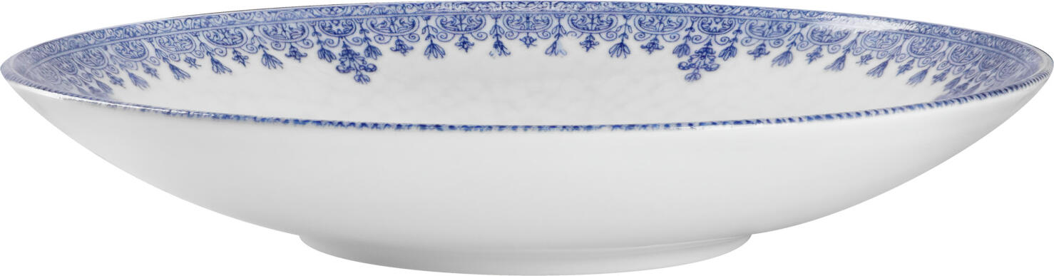 Set de 6 piese farfurii adanci VEGA Nonna, 30 cm din Porțelan, 1700 ml, rezistente la mașina de spălat vase și cuptor cu microunde, design decorativ