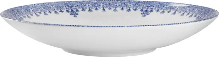 Set de 6 piese farfurii adanci VEGA Nonna, 30 cm din Porțelan, 1700 ml, rezistente la mașina de spălat vase și cuptor cu microunde, design decorativ