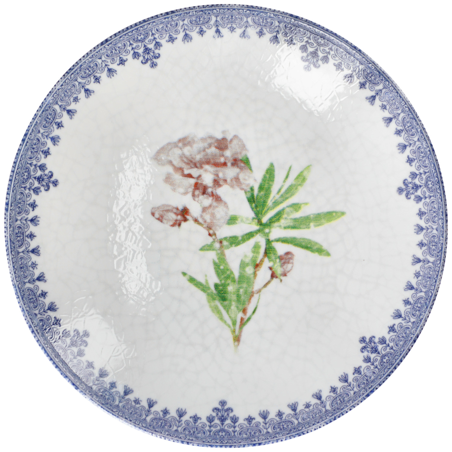 Set de 6 piese farfurii adanci VEGA Nonna, 30 cm din Porțelan, 1700 ml, rezistente la mașina de spălat vase și cuptor cu microunde, design decorativ