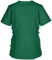 Женская медицинская туника Jobeline Verona, V-образный вырез, короткий рукав, Lyocell Tencel и полиэстер, регулируемая талия, дышащий материал