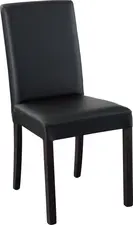 PULSIVA LUSINI Solutions GmbH Upholstered chair Famous Polsterstuhl Famous Upholstered chair Famous; 45x54x90 cm (WxDxH); black; 2 piece / pack Polsterstuhl Famous; 45x54x90 cm (BxTxH); schwarz; 2 Stück / Pack Upholstered chair made of solid beech wood, stained and varnished. Cover made of imitation leather. Suitable for indoor use. Supplied assembled. Polsterstuhl aus massivem Buchenholz, gebeizt und lackiert. Bezug aus Kunstleder. Für den Innenbereich geeignet. Lieferung erfolgt montiert. Der Polsterstuhl ist FSC™-zertifiziert. LUSINI ist davon überzeugt, dass Wälder für unsere Zukunft unverzichtbar sind. Deshalb setzen wir uns für FSC™-zertifizierte Produkte ein (FSC™ N003150). So können wir Ihnen helfen, bessere Kaufentscheidungen zum Wohle unserer Wälder zu treffen. www.fsc.org