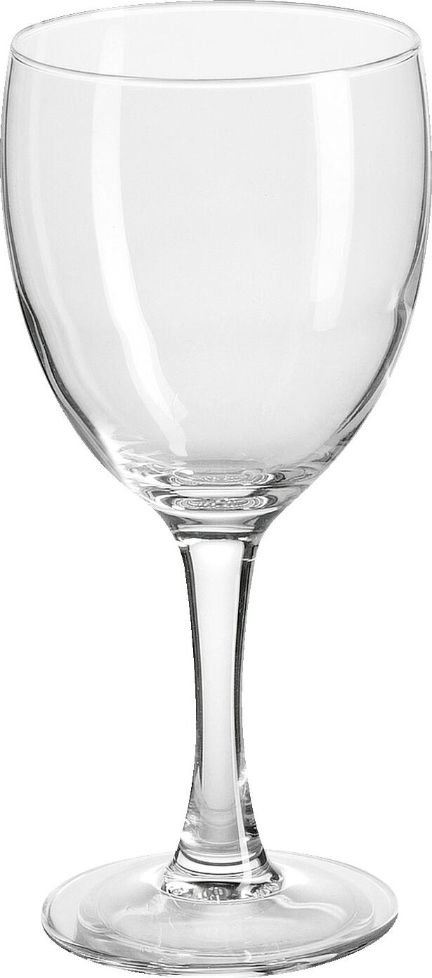 Arcoroc Arc France SAS White wine glass Elegance Weißweinglas Elegance White wine glass Elegance; 190 ml, 6.3x15.1 cm (ØxH); transparent; 12 piece / pack Weißweinglas Elegance; 190 ml, 6.3x15.1 cm (ØxH); transparent; 12 Stück / Pack Robust white wine glass made of tempered glass. Dishwasher safe. Robustes Weißweinglas. Spülmaschinenfest.