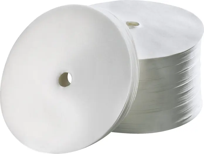 Bartscher Round Coffee Filter Paper, White, 24.5 cm, Compatible with PRO II and Regina Plus, Set of 1000 Pieces