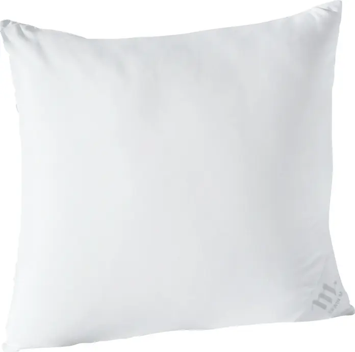 Erwin M. Larentina Synthetic Fiber Pillow, 40x40 cm, White, 3M Thinsulate Climate Fiber, 100% Cotton Cover, Breathable and Hypoallergenic