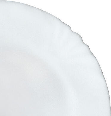 Set de 6 boluri Arcoroc Cadix, sticla opala temperata alba, 2600ml, diametru 24cm, rezistente la cuptor si microunde, rezistente la zgarieturi
