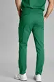 Jobeline Pesaro Men's Work Trousers, Lyocell Tencel and Polyester Blend, Regular Fit with Elastic Waist and Cargo Pockets, Green