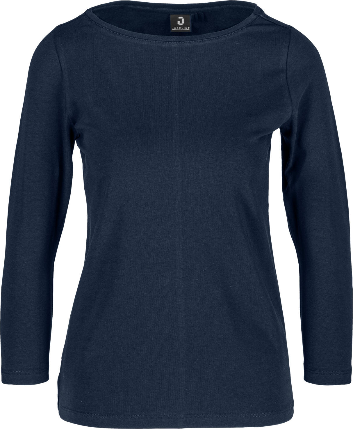 JOBELINE LUSINI Solutions GmbH Women's shirt Malme three-quarter sleeve Damen Shirt Malme Dreiviertelarm Women's shirt Malme three-quarter sleeve; Size 2XL; navy Damen Shirt Malme Dreiviertelarm; Kleidergröße 2XL; navy 95 % cotton, 5 % elastane. 40°C wash. Classic ladies' shirt with boat neckline and three-quarter sleeves. With elastane content for optimum comfort and extra-long back length for the demands of the catering trade. Back length: 62 cm for size S. 95 % Baumwolle, 5 % Elasthan. 40°-Wäsche. Klassisches Damenshirt mit U-Bootausschnitt und Dreiviertelarm. Mit Elasthananteil für optimalen Tragekomfort und extra langer Rückenlänge für die Ansprüche in der Gastronomie. Rückenlänge: 62 cm in Gr. S