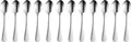 Pulsiva San Martino II Teaspoon, 13.8 cm, 18/0 Chrome Stainless Steel, Mirror Polished, Nickel-Free, Dishwasher Safe, Professional Gastronomy Grade