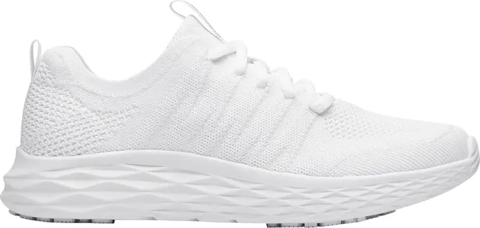 Women's Shoes For Crews Everlight Lightweight Slip-Resistant Work Sneakers, TRACTIONiQ Outsole, Breathable Water-Repellent Knitted Upper, Vegan, EN ISO 20347:2022