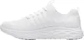 Women's Shoes For Crews Everlight Lightweight Slip-Resistant Work Sneakers, TRACTIONiQ Outsole, Breathable Water-Repellent Knitted Upper, Vegan, EN ISO 20347:2022